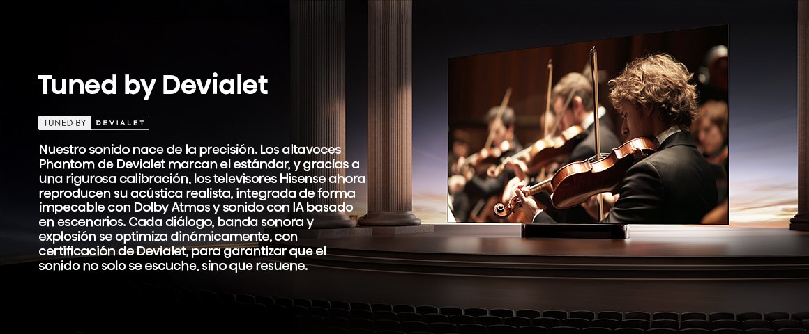 Audio afinado por Devialet