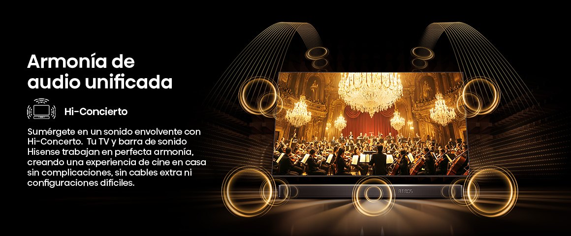 Armonía de audio unificada con Hi-Concerto