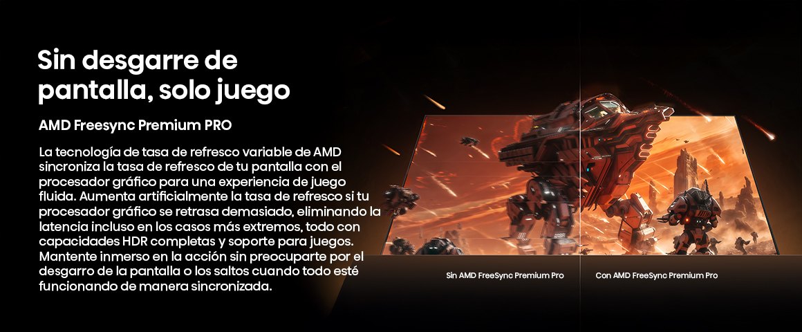 Juego fluido con AMD FreeSync Premium Pro