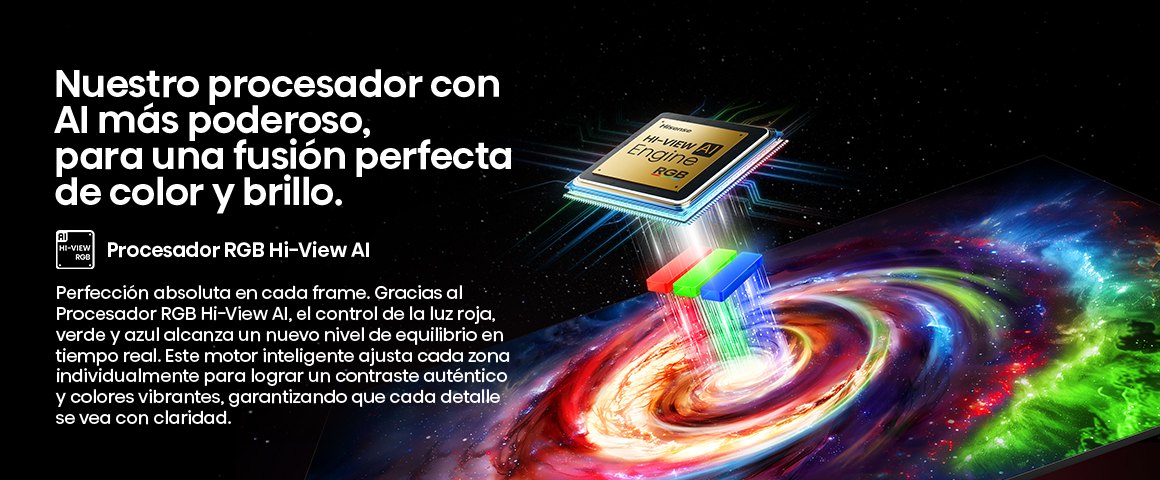 Perfección en cada pixel con Hi-View AI Engine RGB