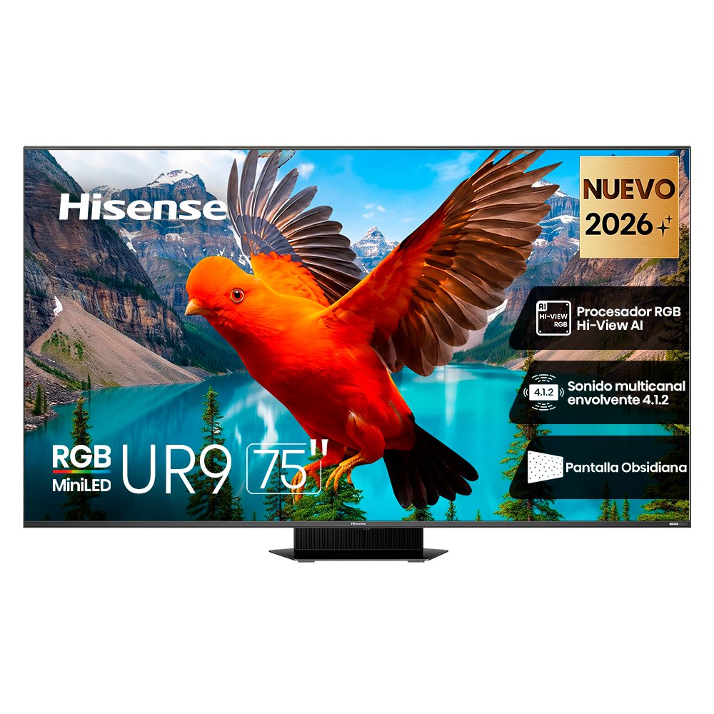 Televisor Hisense MiniLED QD 180hz 75" Uhd Smart Google TV 75UR9SG