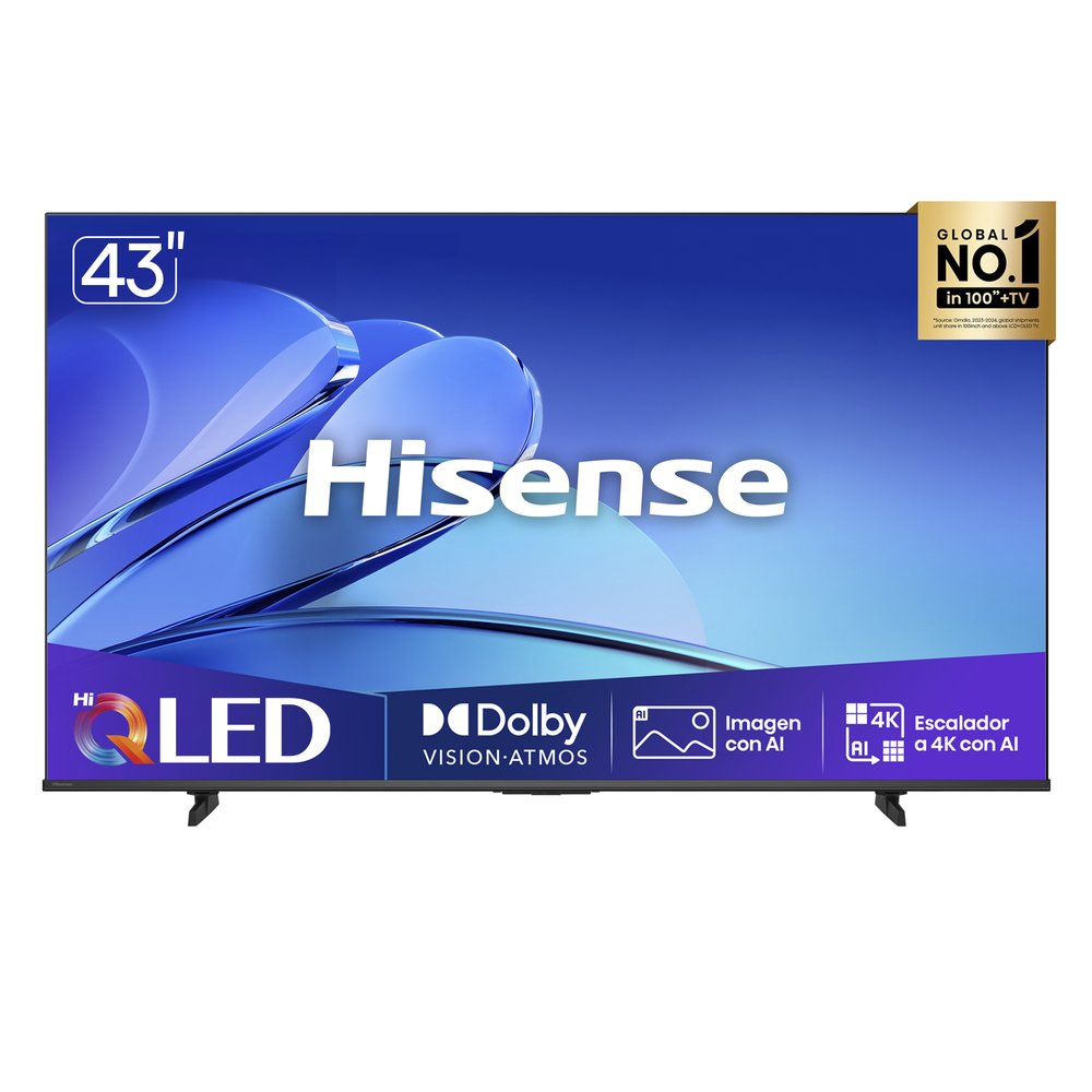 Televisor Hisense Hi-QLED 43" UHD Smart TV 43Q6QV