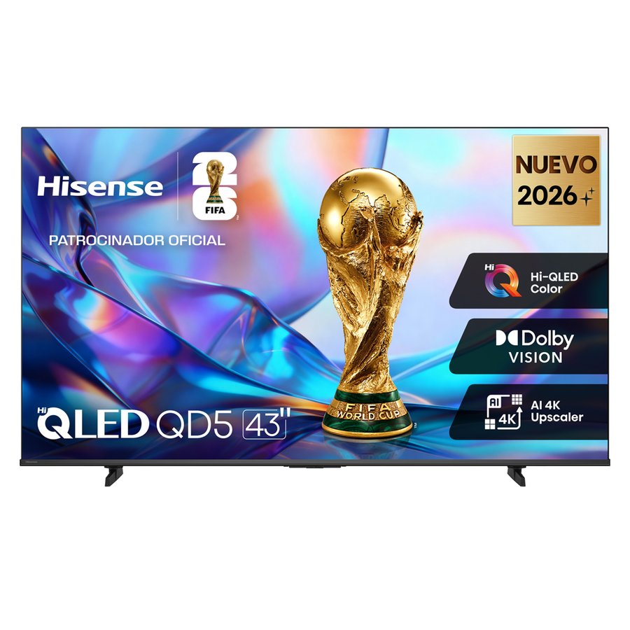 Televisor Hisense Hi-QLED 4K 43" 43QD5SV VIDAA (2026)