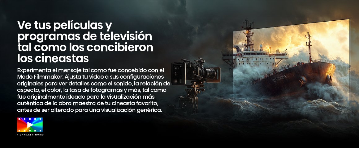Filmmaker Mode Disfruta las películas tal como el director las concibió.