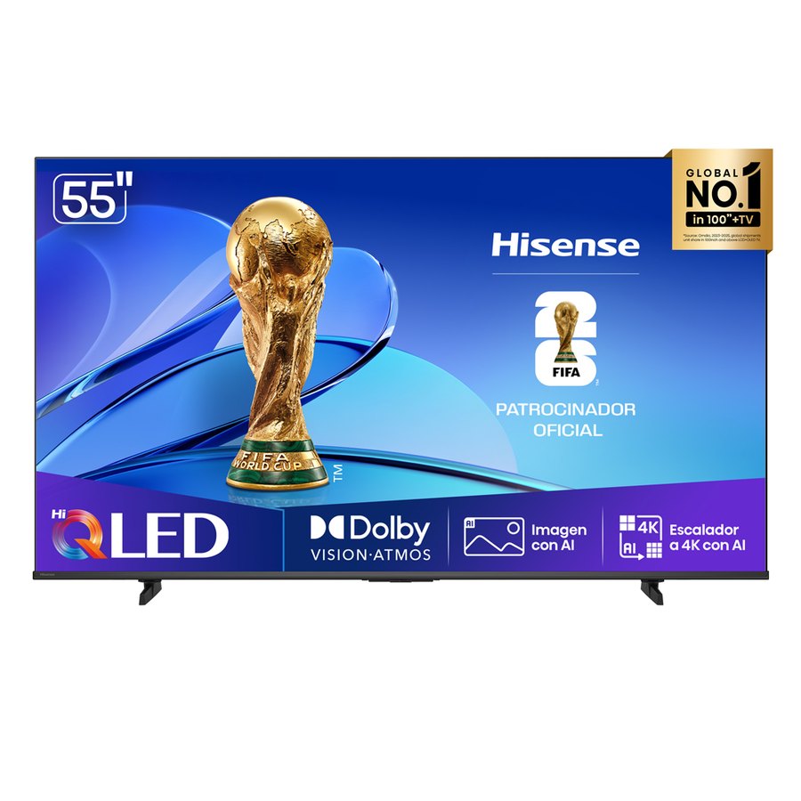 Televisor Hisense Hi-QLED 55" UHD Smart TV 55Q6QV