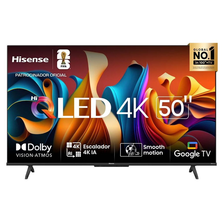 Televisor Hisense Hi-QLED 50" UHD 4K Google TV 50Q6N (2024)