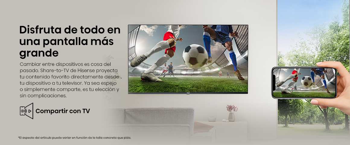 Disfruta de todo en una pantalla m&aacute;s grande, comparte el contenido c&oacute;mo prefieras.