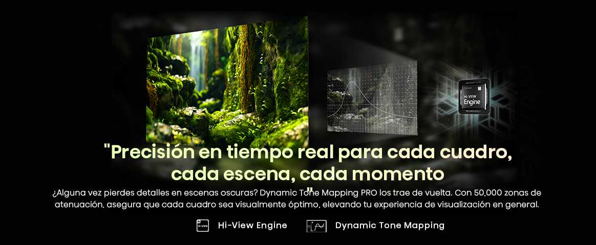 Vive la exactitud, la precisión en tiempo real para cada cuadro, cada escena y cada momento de lo que est&eacu…