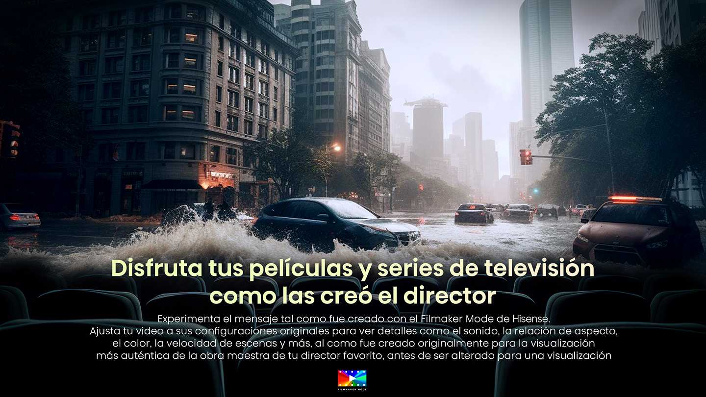 Disfruta de tus películas y series favoritas tal cual el director lo planeó.