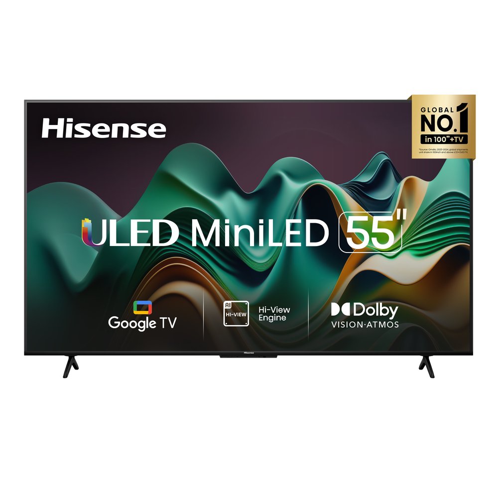 Televisor Hisense Hi-QLED MiniLED 55" 4K Google TV 55U6N (2024)