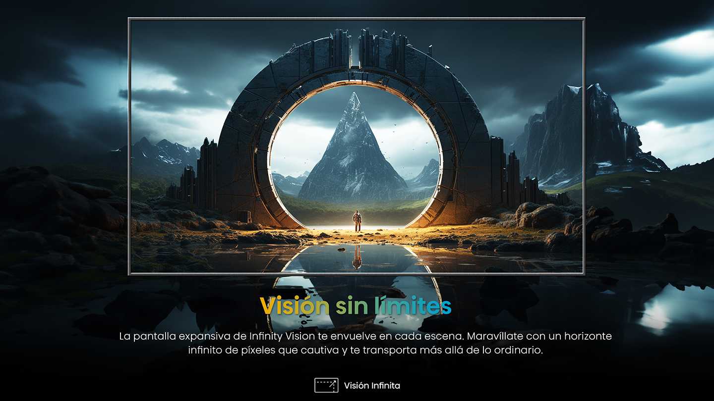 Ten una experiencia de imagen infinita para una experiencia de visualización inmersiva y cinematográfica