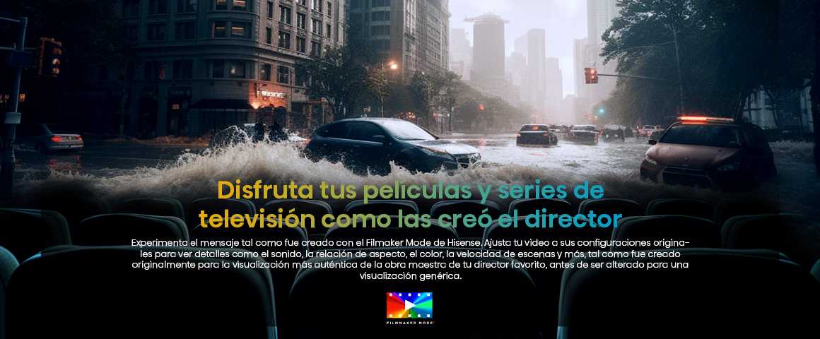 Disfruta de tus películas y series favoritas tal cual el director lo planeó.