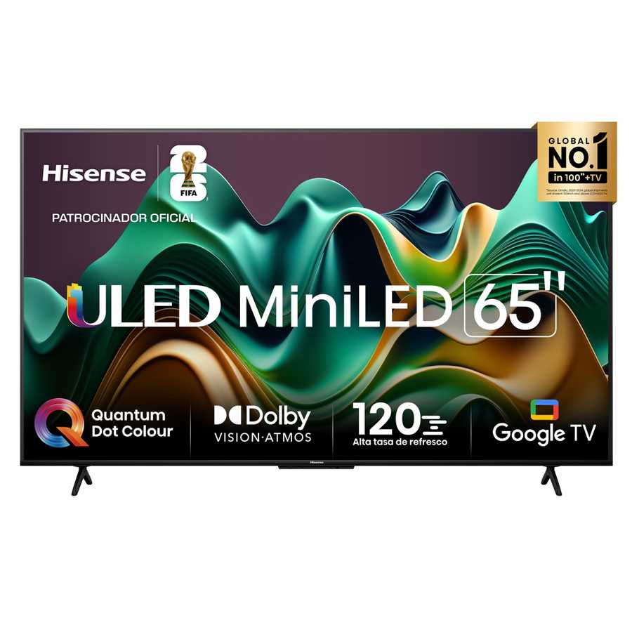 Televisor Hisense Hi-QLED MiniLED 65" 4K Google TV 65U6N (2024)