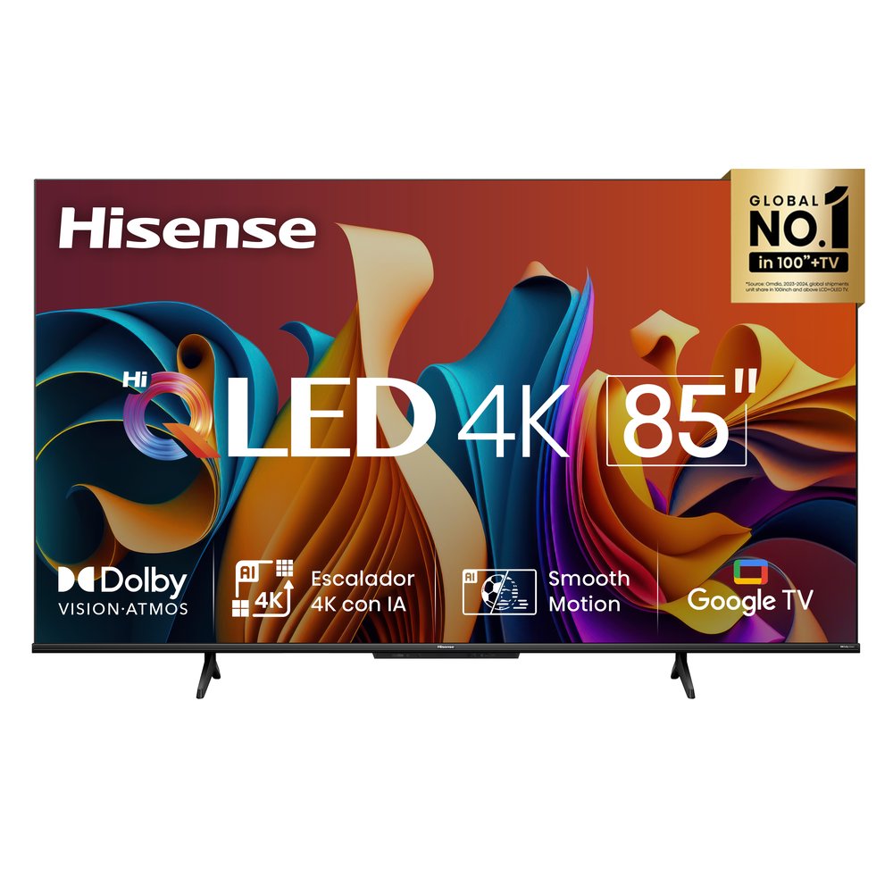 Televisor Hisense Hi-QLED 85" UHD 4K Google TV 85Q6N (2024)