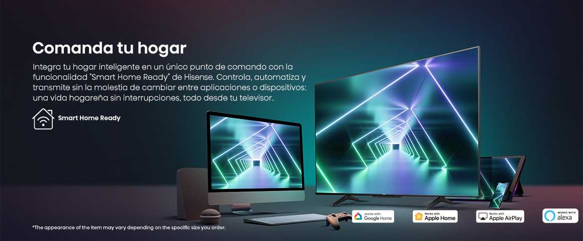 Tu hogar inteligente, en una sola pantalla. Con Smart Home Ready de Hisense, tu TV se convierte en el centro de tu ho…