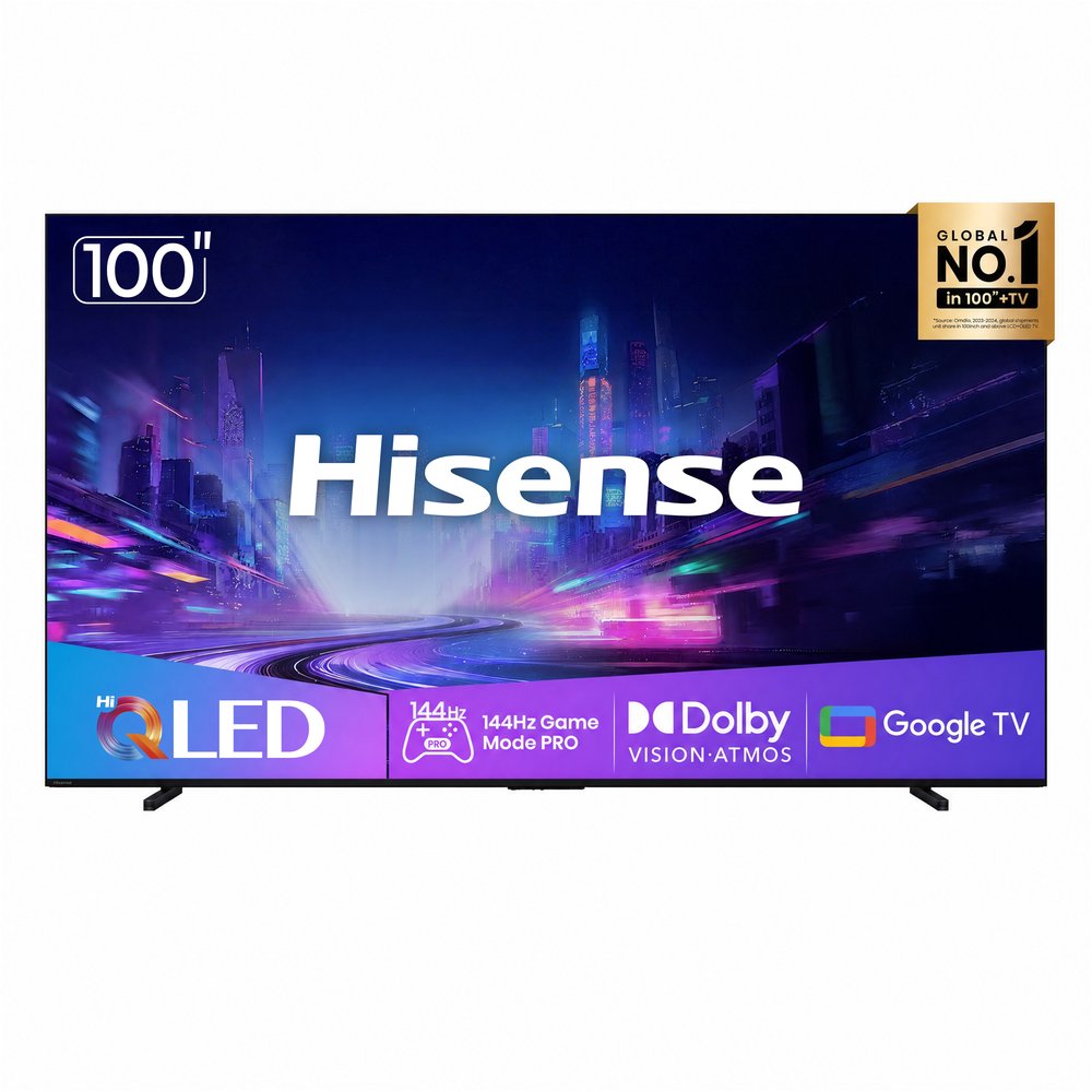 TV Hisense Hi-QLED 100" 4K 100Q7QG Google TV