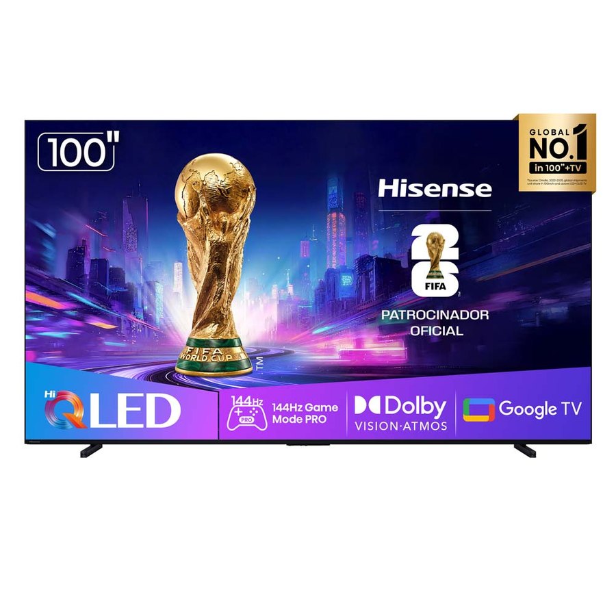 TV Hisense Hi-QLED 100" 4K 100Q7QG Google TV