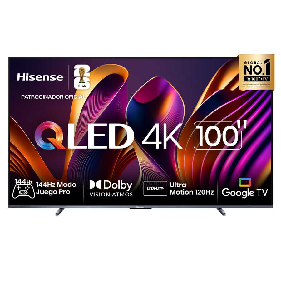 Televisor Hisense Hi-QLED 100" UHD 4K Google TV 100Q7N (2024)