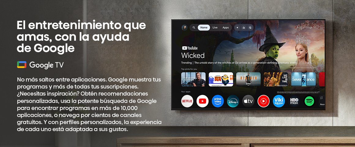 El entretenimiento que amas, con la ayuda de Google. M&aacute;s de 10,000 aplicaciones y recomendaciones personalizadas.