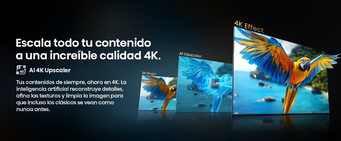 Escala todo tu contenido a una incre&iacute;ble calidad 4K con inteligencia artificial que reconstruye detalles y afi…