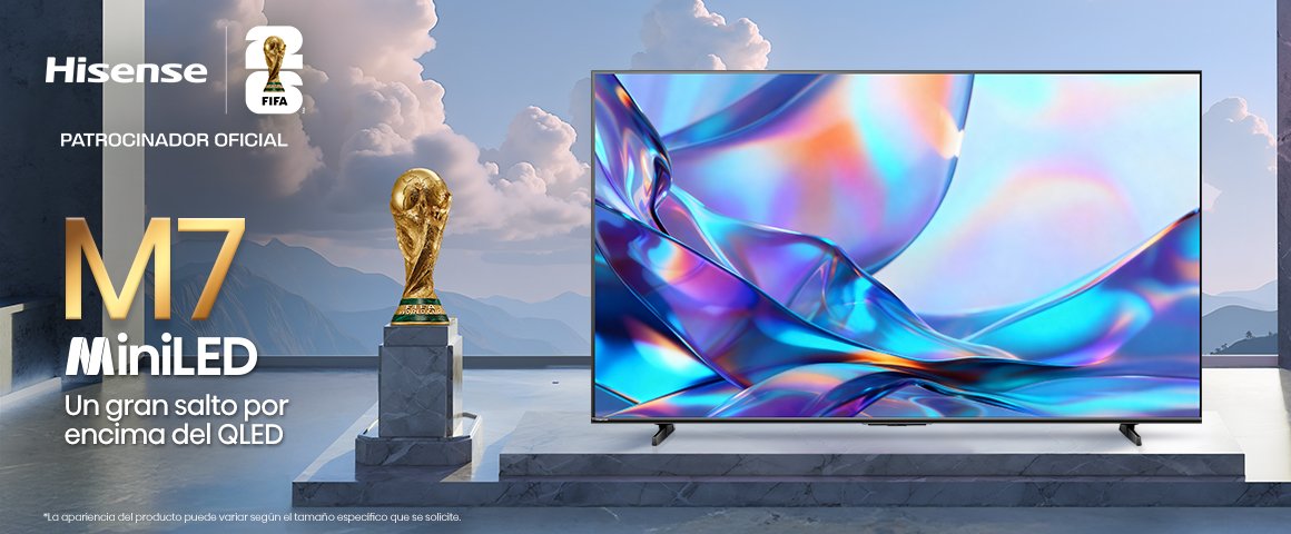 TV Hisense Hi-QLED MiniLED 55" 4K 55M7QG Google TV 2026