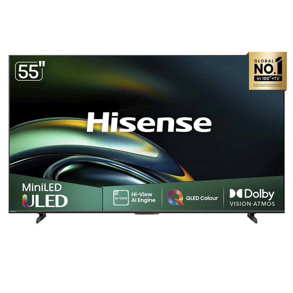 TV Hisense Hi-QLED MiniLED 55" 4K 55U6QV VIDAA (2026)