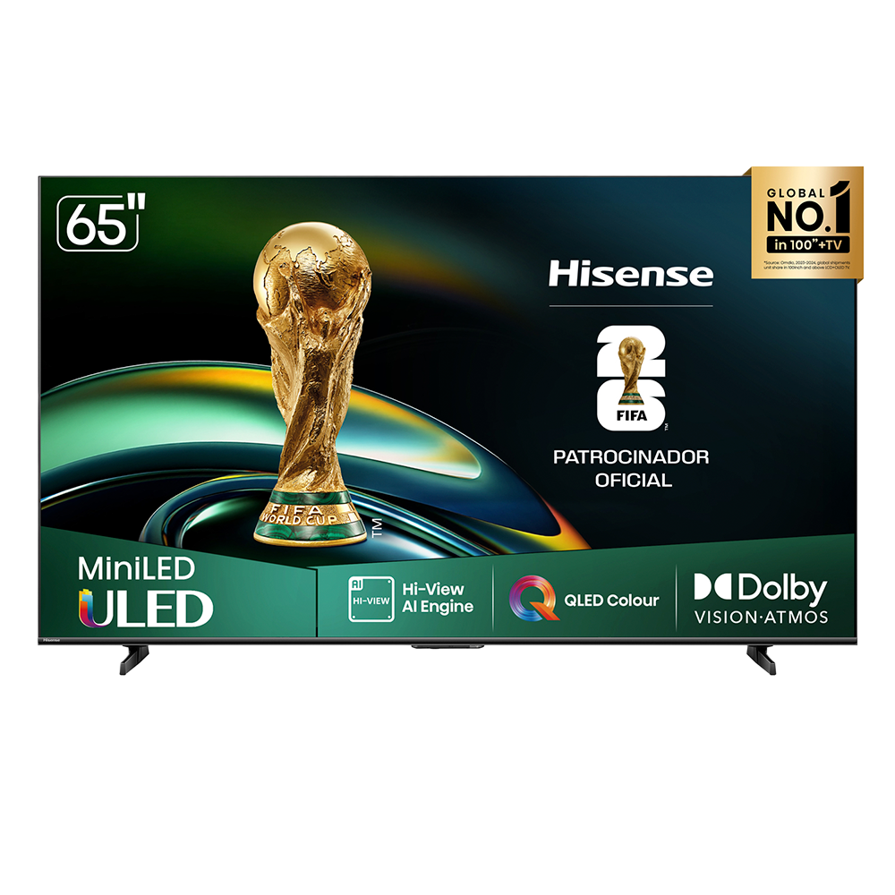 TV Hisense Hi-QLED MiniLED 65" 4K 65U6QV VIDAA (2026)