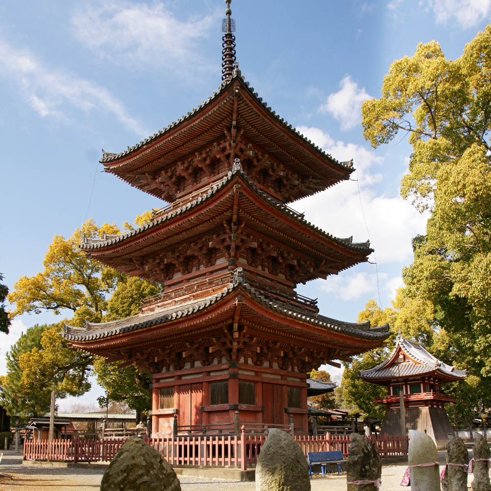 斑鳩寺（兵庫県太子町）の写真・外観