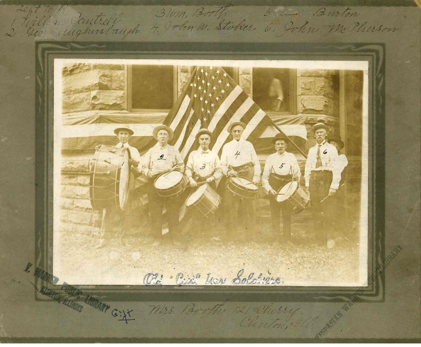 DeWitt County Civil War Veteran Drummers (Civil War), 1912 (Internet Archive)