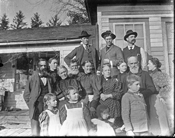 Family posing., 1890 (Internet Archive)