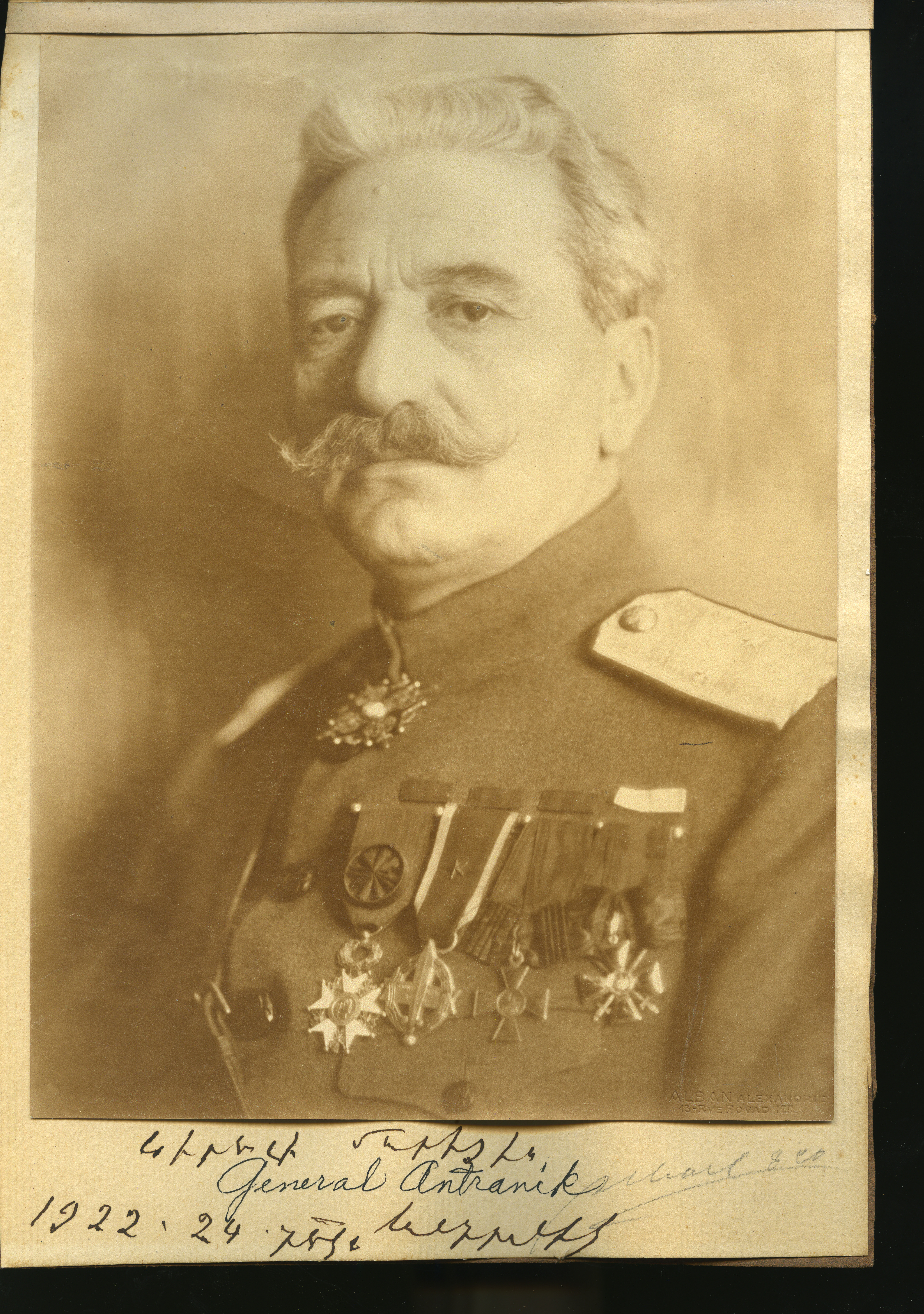 Portrait of General Andranik, 1922 (Internet Archive)