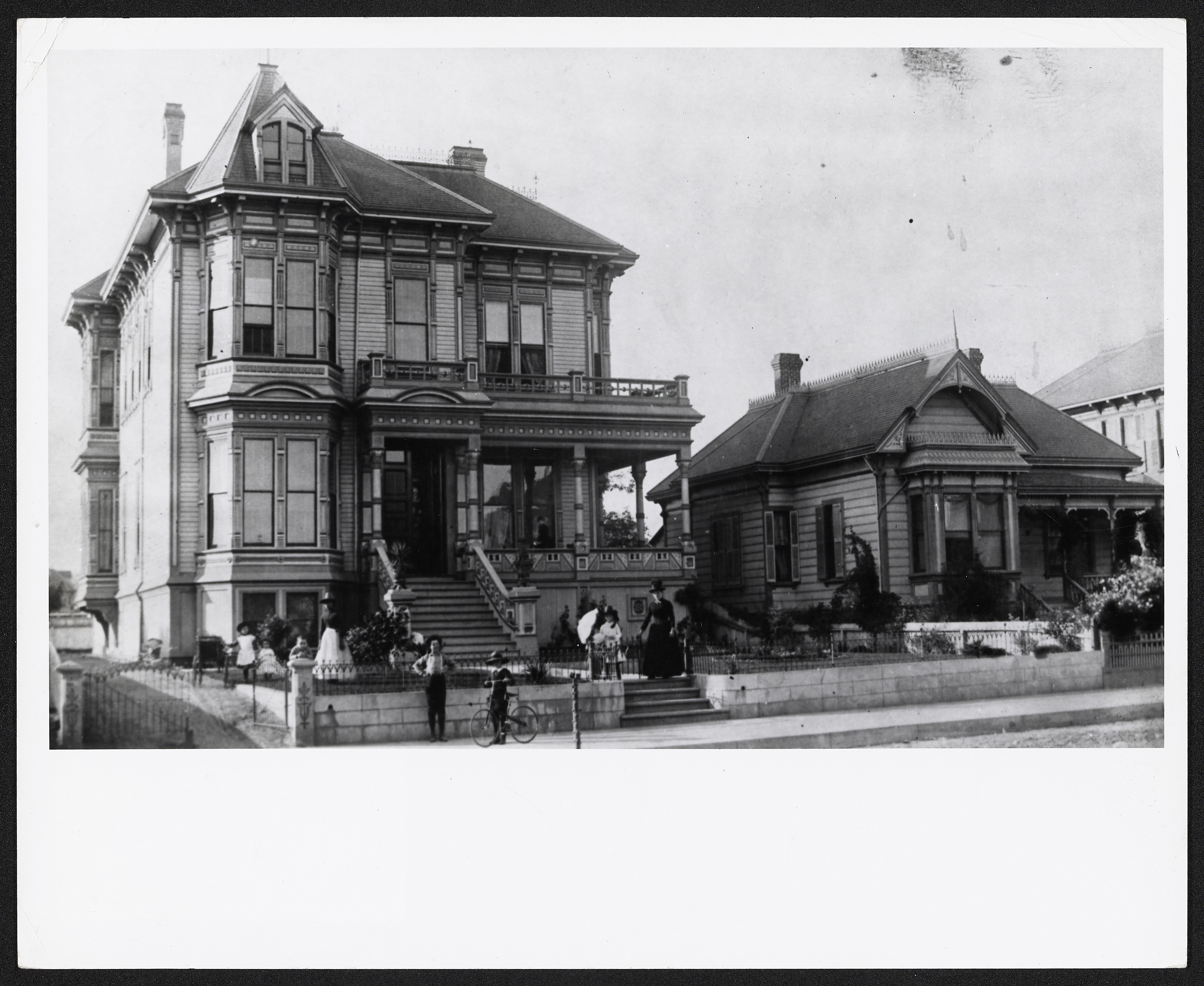 Street view, Loeb Home, circa 1890, 1890 (Internet Archive)