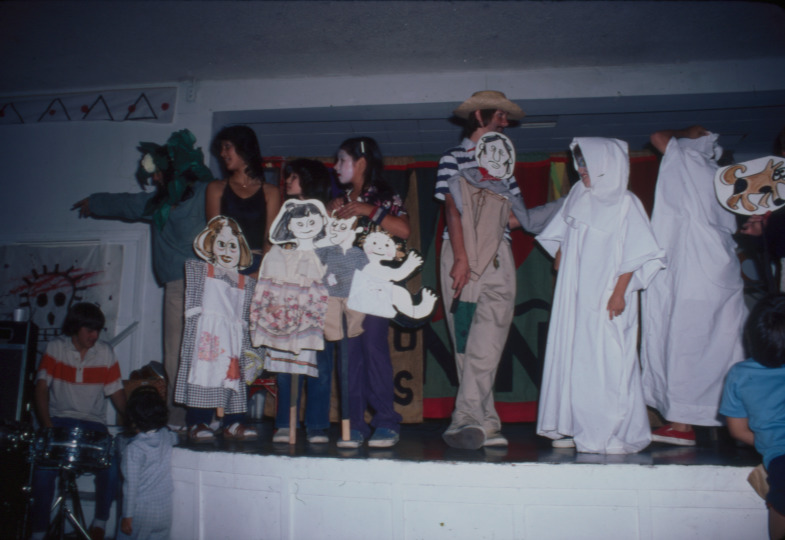 Teatro de los Niños presents Las Albondigas, a Día de los Muertos performance at Self-Help Graphics, East Los Angeles, California, 1930 (Internet Archive)
