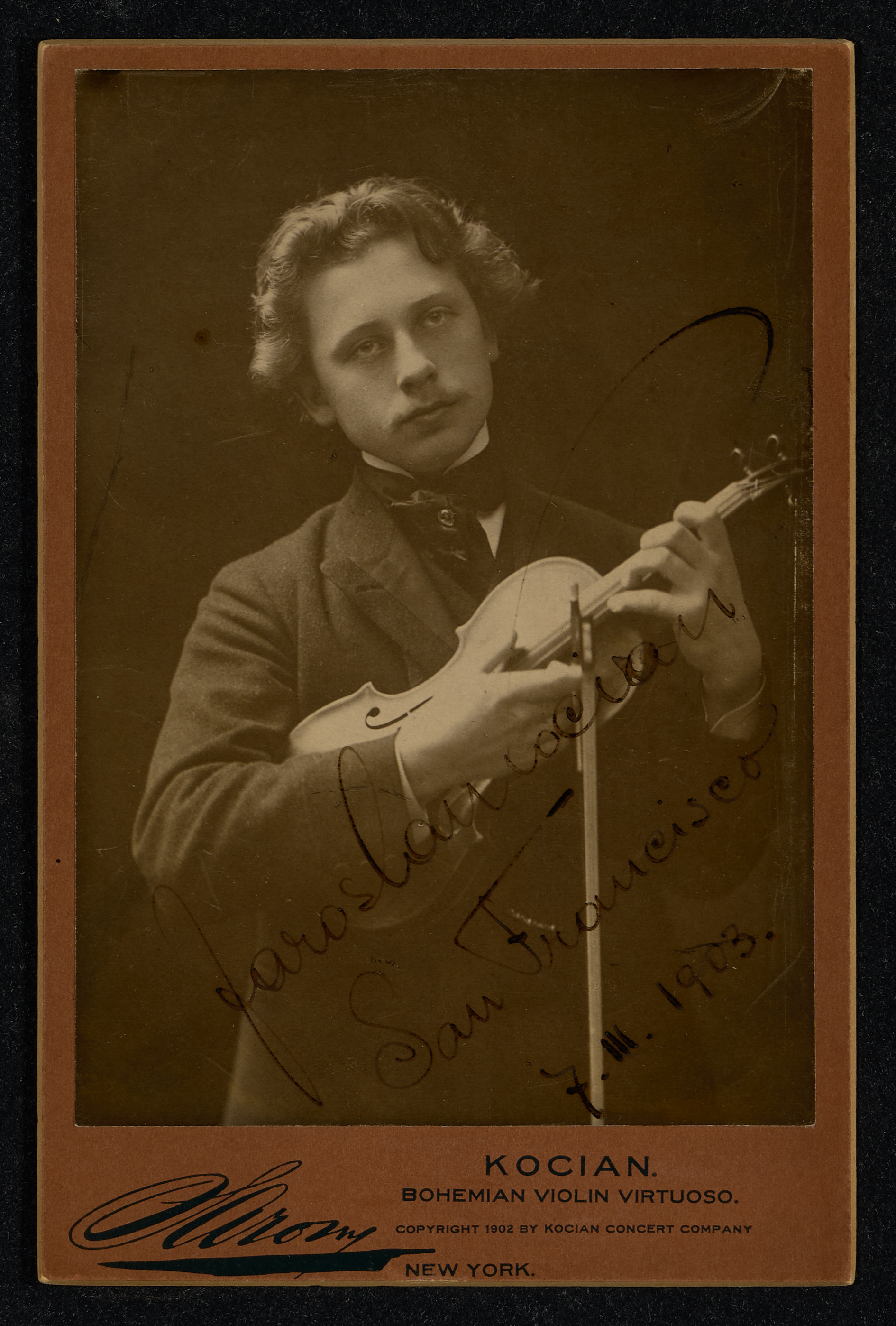 Portrait of Jaroslav Kocian, 1903 (Internet Archive)