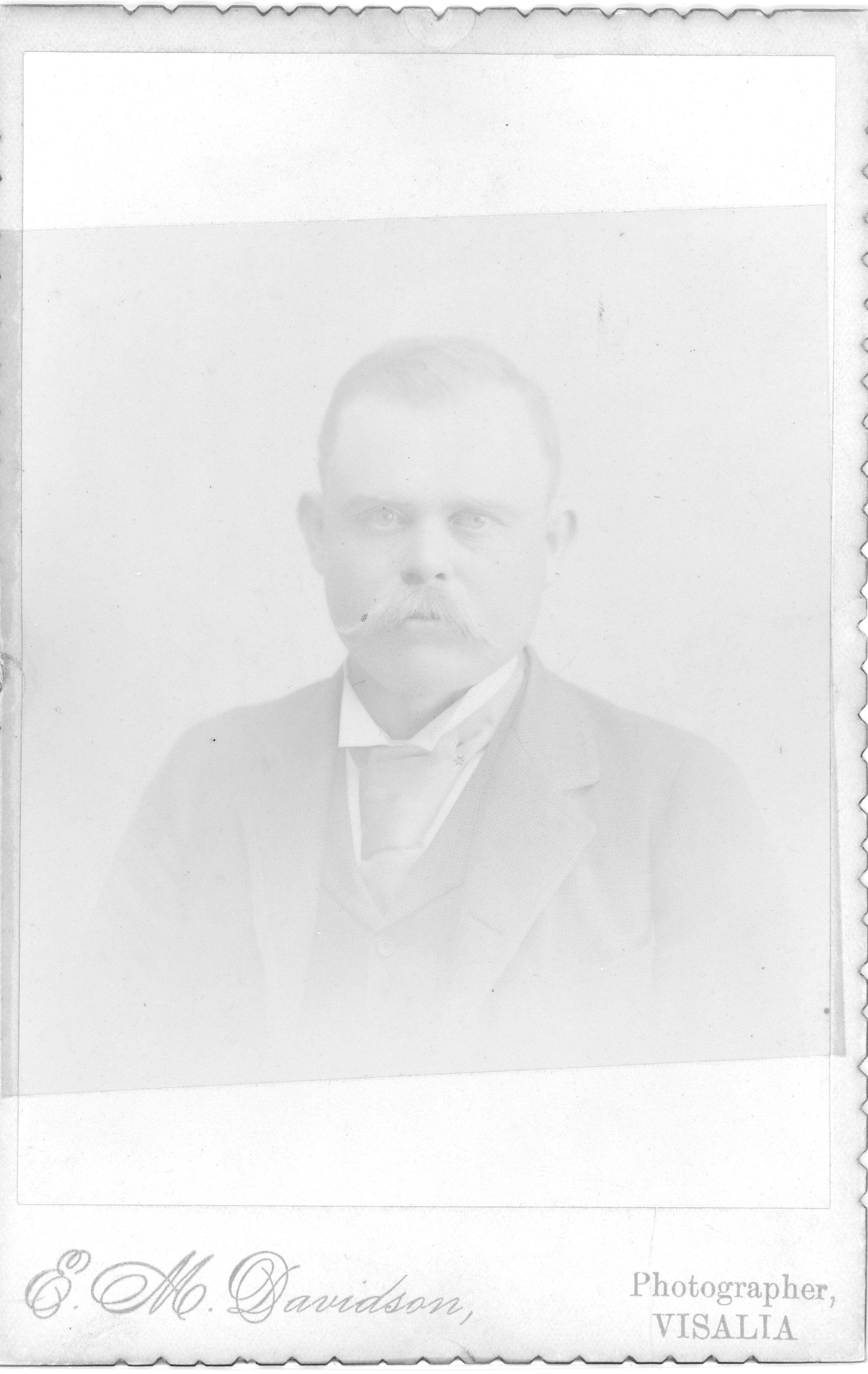 Andrew Harrell, Visalia, California, ca 1888, 1888 (Internet Archive)