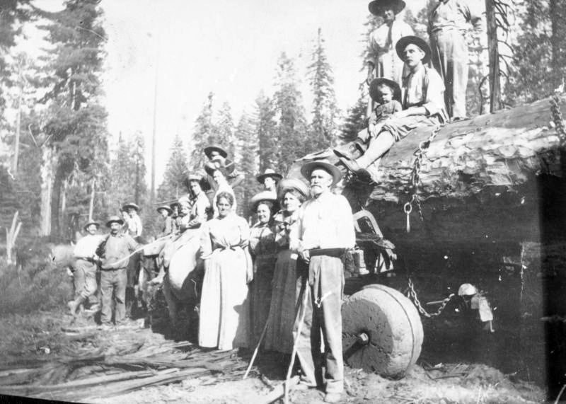 Worthley Family, Lumber Mill at Shaver Lake, California, 1909, 1909 (Internet Archive)