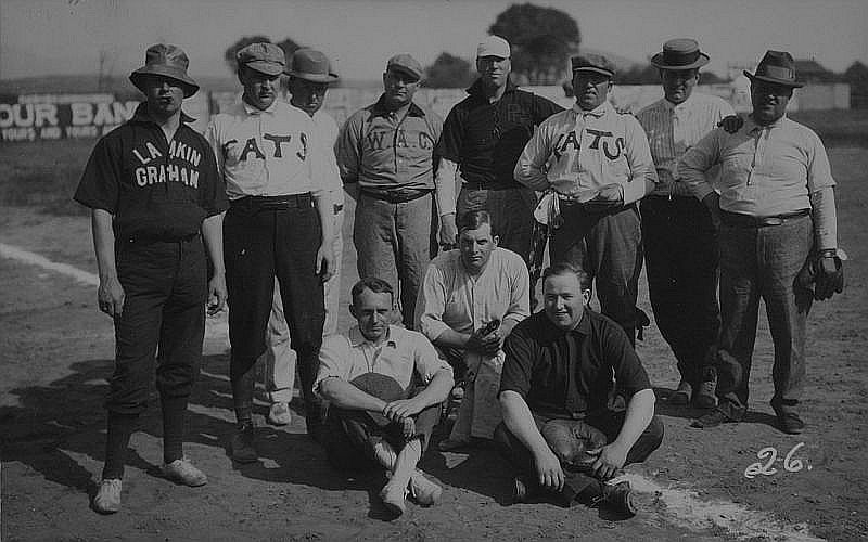 "Porterville Fats" Baseball Team, Porterville, California, 1910, 1910 (Internet Archive)