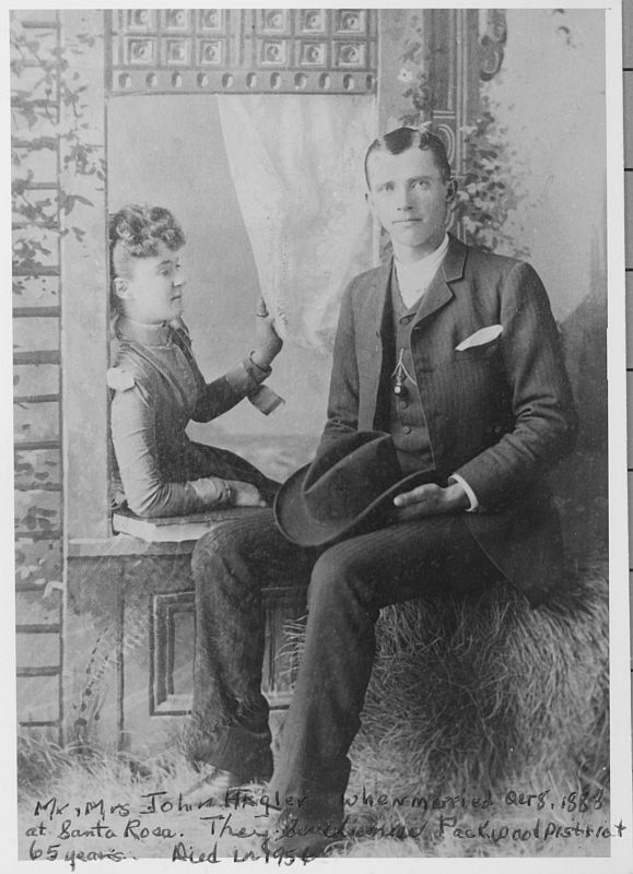 Mr. & Mrs. John Hagler, Residents of Visalia, California, 1888, 1888 (Internet Archive)