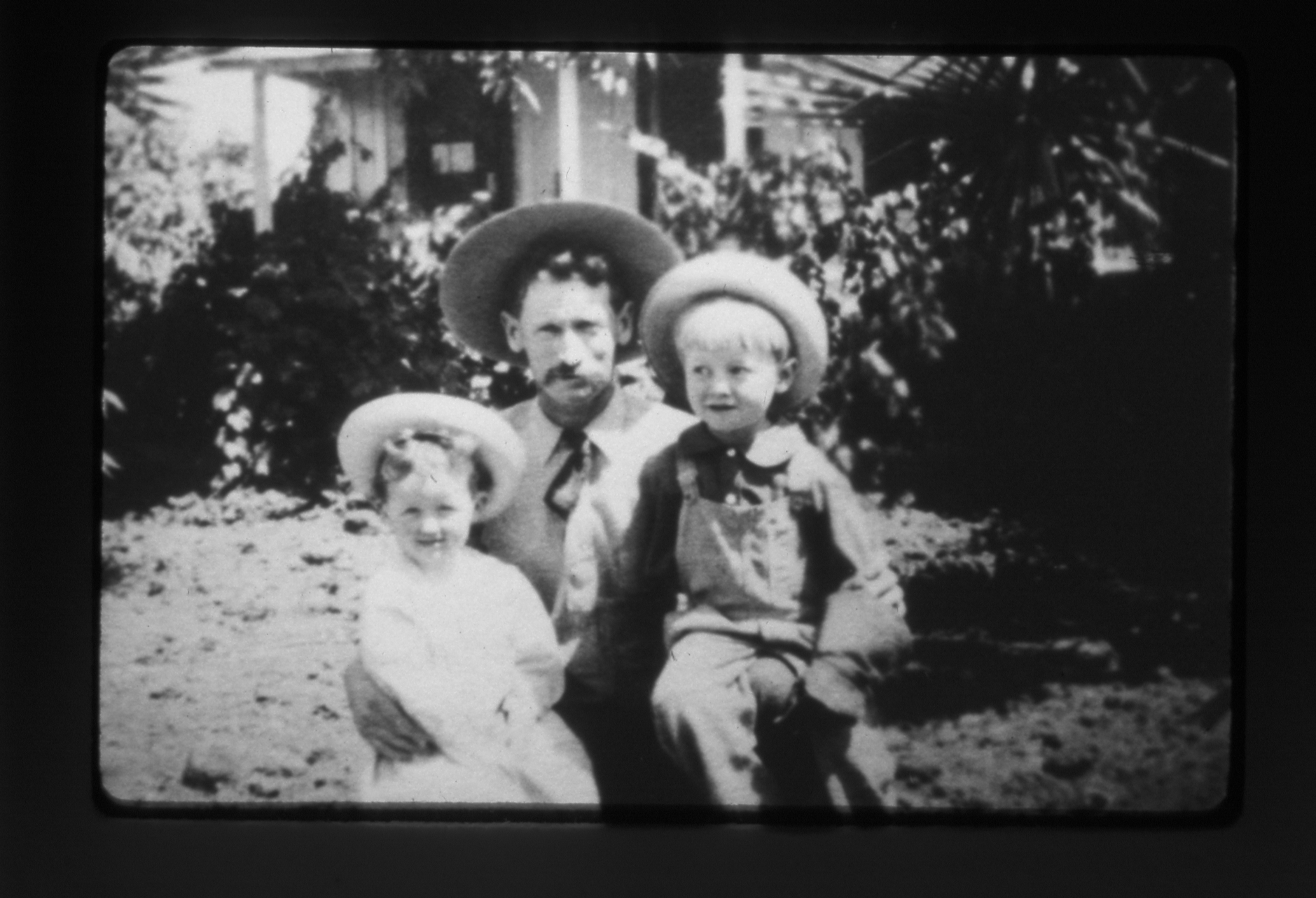 Tom, Wilamina and Frank Radley, 1910 (Internet Archive)