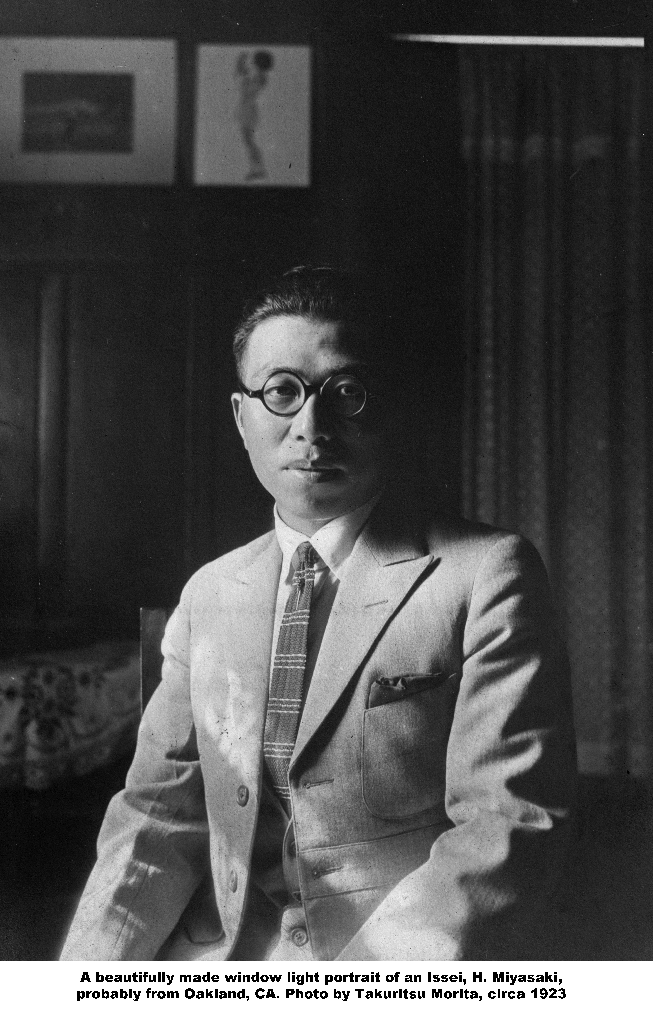 Portrait of H. Miyasaki, 1923 (Internet Archive)