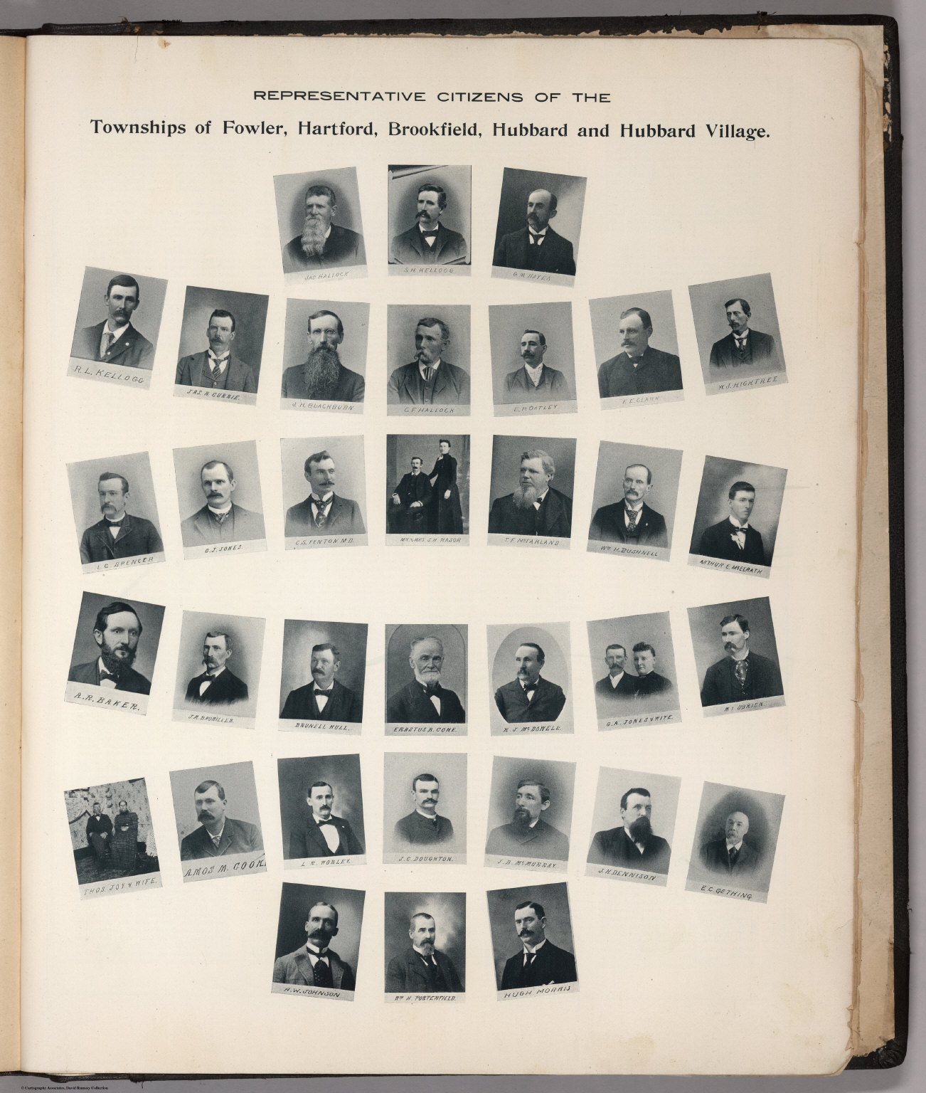 (Portraits) Representative Citizens of the Townships of Fowler, Hartford, Brookfield, Hubbard and Hubbard Village., 1899 (Internet Archive)