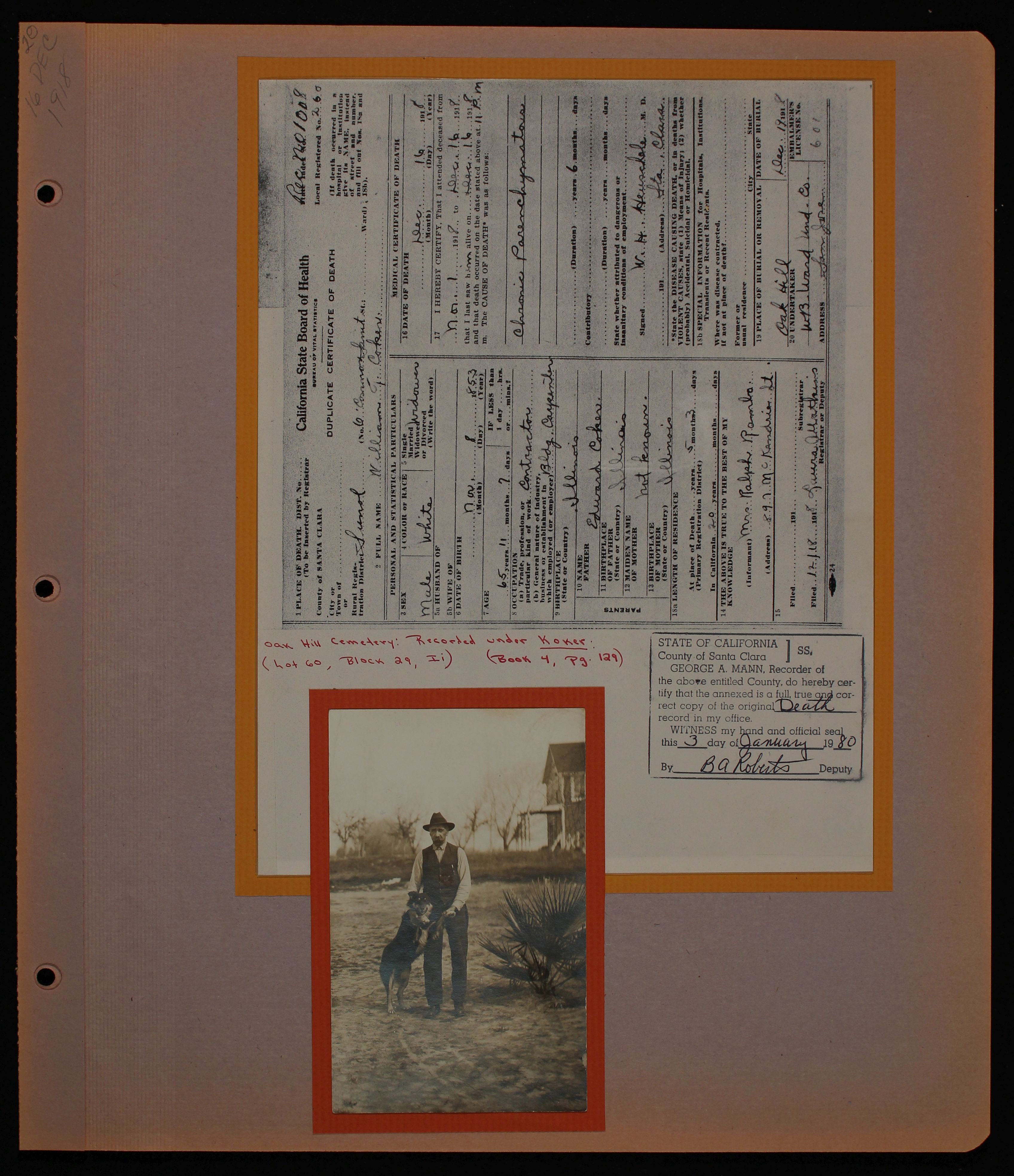 Katherine Coker family album and scrapbook (c. 1883-1918), 1918 (Internet Archive)