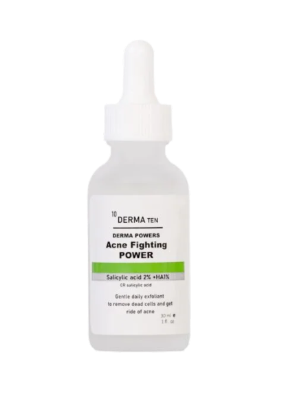 DERMA TEN ديرماتن سيروم سالسليك اسيد ديرما تن أكني فايتنج لـ مل