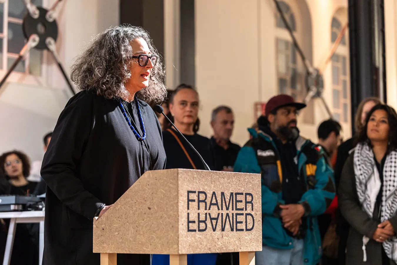 Rasha Salti — Photo Maarten Nauw, courtesy Framer Framed