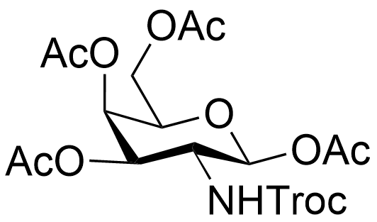 Structure of 1,3,4,6-tetra-O-acetyl-2-deoxy-2-(2,2,2-trichloroethoxycarbonylamino)-beta-D-galactopyranose