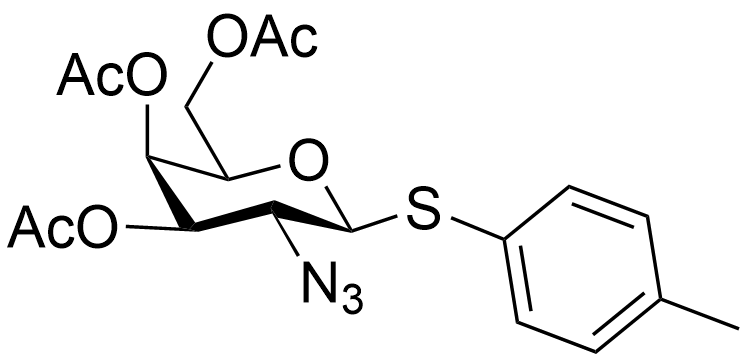 Structure of p-Methylphenyl 3,4,6-tri-O-acetyl-2-azido-2-deoxy-1-thio-beta-D-galactopyranoside