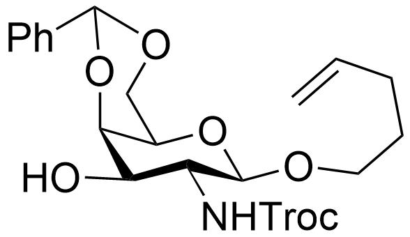 Structure of 4-Pentenyl 4,6-O-benzylidene-2-deoxy-2-(2,2,2-tri chloroethoxycarbonylamino)-beta-D-galactopyranoside