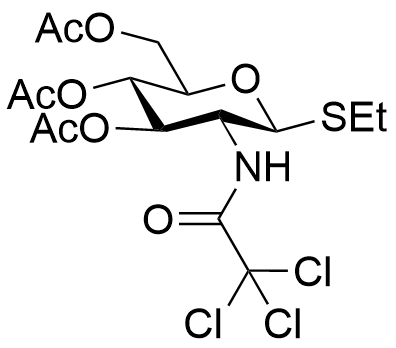 Structure of Ethyl 3,4,6-tri-O-acetyl-2-deoxy-1-thio-2-trichloroacetamido-beta-D-glucopyranoside