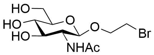 Structure of 2-bromoethyl 2-acetamido-2-deoxy-beta-D-glucopyranoside