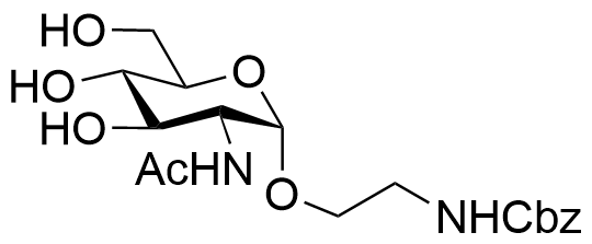 Structure of 1-(2-bromoethyl) 2-acetamido-2-deoxy-alpha-D-glucopyranoside
